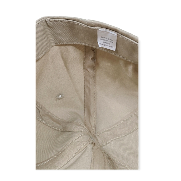 Plain light brown unisex Snapback cap hat - Picture 4 of 4